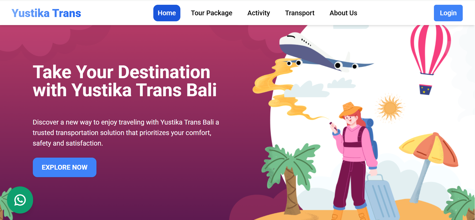 Layanan sewa mobil dan tour wisata profesional di Bali - Bali Yustika Trans